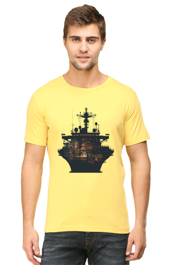 Unveiling the Vessel's Heart: The Illuminated Ship Tee - Image 6