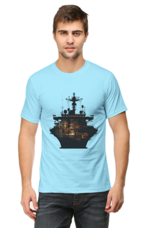 Unveiling the Vessel's Heart: The Illuminated Ship Tee