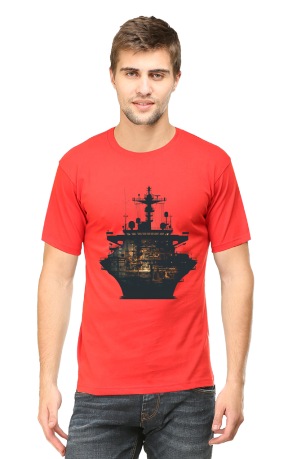 Unveiling the Vessel's Heart: The Illuminated Ship Tee - Image 5