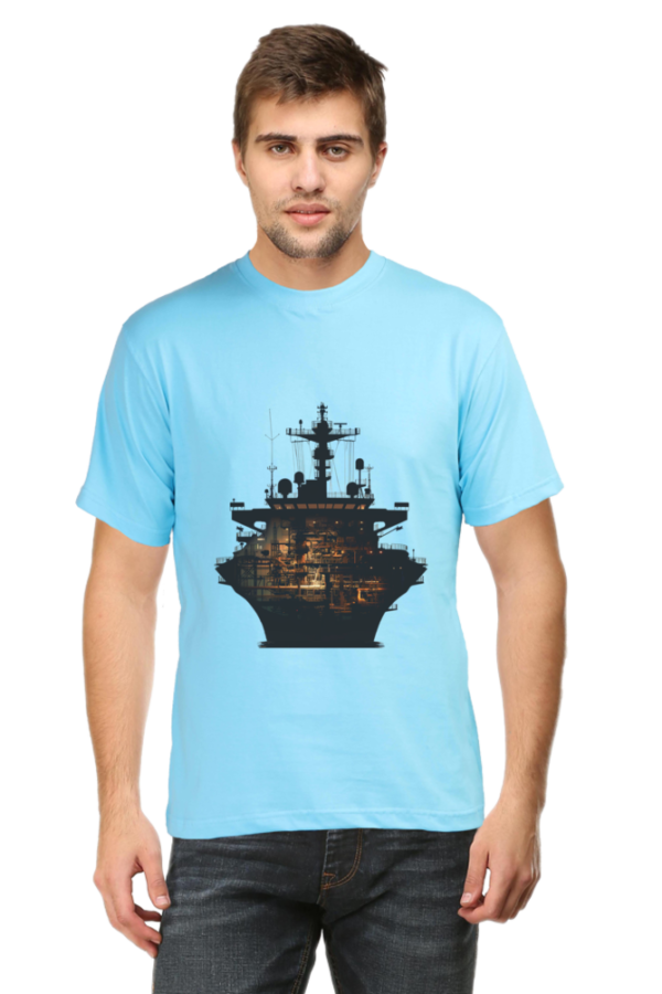 Unveiling the Vessel's Heart: The Illuminated Ship Tee - Image 7